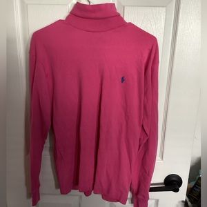 Pink Ralph Lauren Turtleneck Long Sleeve